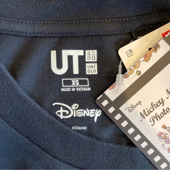 Disney Mickey Mouse Photo Days black tee t-shirt size XS NWT - Picture 5 of 7